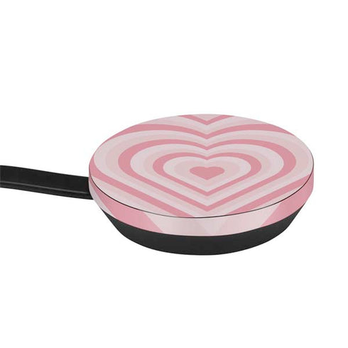 Pink Heart Pattern Google Stadia Controller Skin