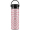 Pink Heart Pattern Hydro Flask 20oz Wide Mouth Skin