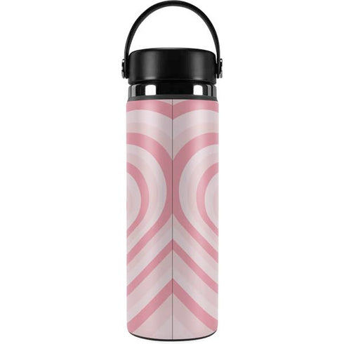 Pink Heart Pattern Hydro Flask 20oz Wide Mouth Skin