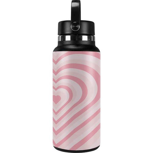 Pink Heart Pattern Hydro Flask 32oz Wide Mouth Skin