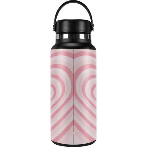 Pink Heart Pattern Hydro Flask 32oz Wide Mouth Skin