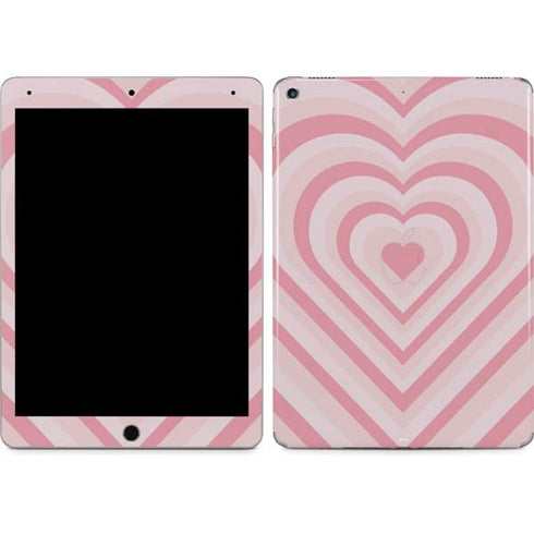 Pink Heart Pattern iPad Skins