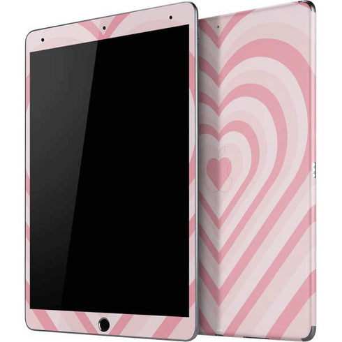 Pink Heart Pattern iPad Skins