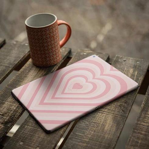 Pink Heart Pattern iPad Skins