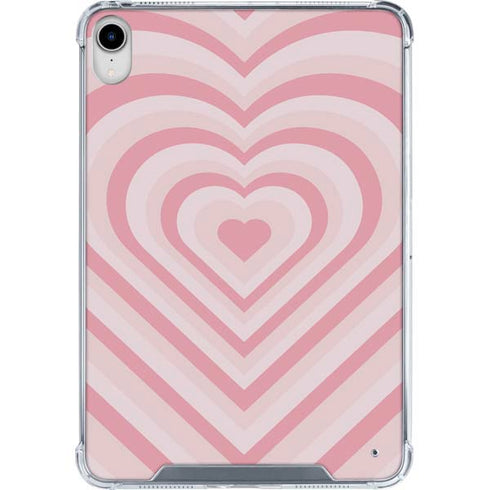 Pink Heart Pattern iPad 11th Gen (2025) Clear Case