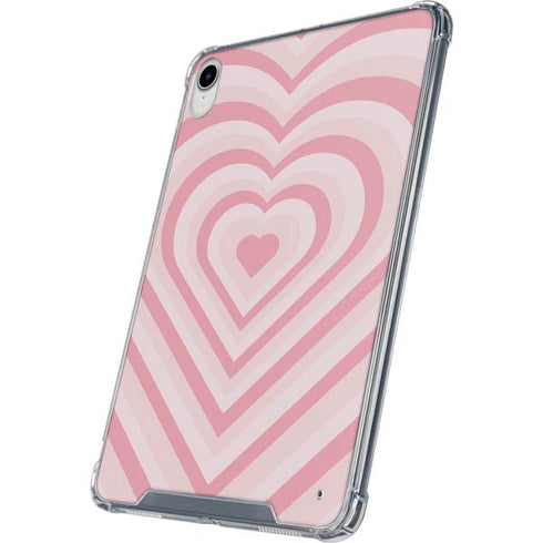 Pink Heart Pattern iPad 11th Gen (2025) Clear Case