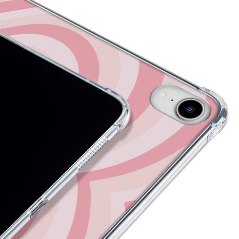 Pink Heart Pattern iPad 11th Gen (2025) Clear Case
