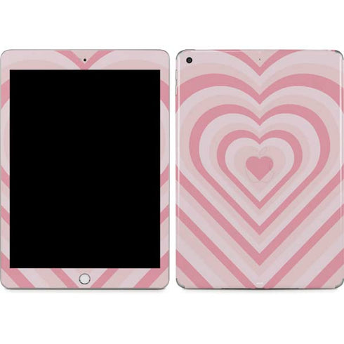 Pink Heart Pattern Apple iPad Skin