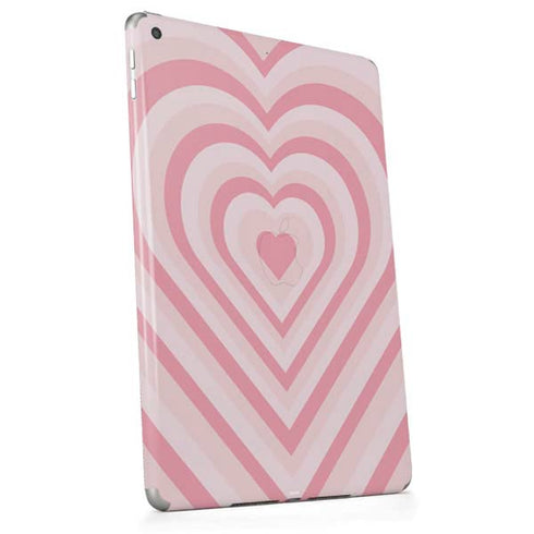 Pink Heart Pattern Apple iPad Skin