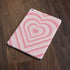 Pink Heart Pattern Apple iPad Skin