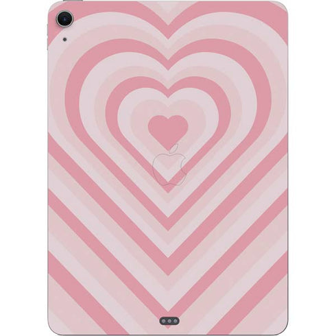 Pink Heart Pattern Apple iPad Air Skin
