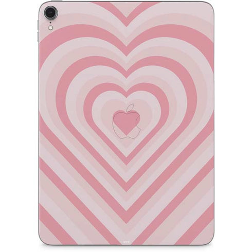 Pink Heart Pattern Apple iPad Pro Skin