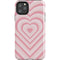 Pink Heart Pattern iPhone Cases
