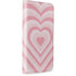 Pink Heart Pattern iPhone 15 Plus Folio Case