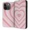 Pink Heart Pattern iPhone 15 Pro Folio Case