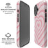 Pink Heart Pattern iPhone 16 Plus Magsafe Impact Case