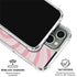 Pink Heart Pattern iPhone 16 Pro Clear Case
