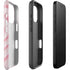 Pink Heart Pattern iPhone 16 Pro Impact Case