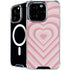 Pink Heart Pattern iPhone 16 Pro Max MagSafe Case