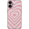 Pink Heart Pattern iPhone 16 Skin