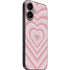 Pink Heart Pattern iPhone 16 Skin