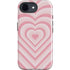 Pink Heart Pattern iPhone 16e Impact Case