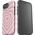 Pink Heart Pattern iPhone 16e Impact Case