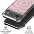 Pink Heart Pattern iPhone 17 Air Clear Case