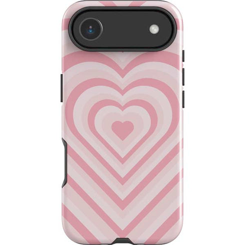 Pink Heart Pattern iPhone 17 Air Impact Case
