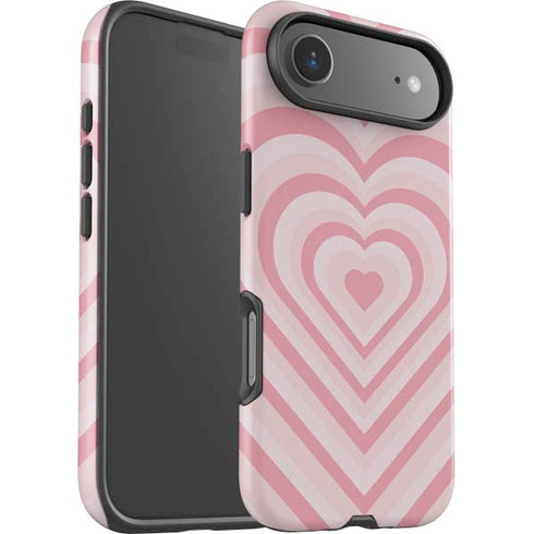 Pink Heart Pattern iPhone 17 Air Impact Case