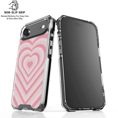 Pink Heart Pattern iPhone 17 Air MagSafe Case
