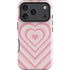 Pink Heart Pattern iPhone 17 Pro Impact Case