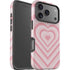 Pink Heart Pattern iPhone 17 Pro Impact Case