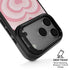 Pink Heart Pattern iPhone 17 Pro Kickstand Case