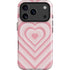 Pink Heart Pattern iPhone 17 Pro Magsafe Impact Case