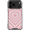 Pink Heart Pattern iPhone 17 Pro Max Clear Case