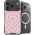 Pink Heart Pattern iPhone 17 Pro Max MagSafe Case
