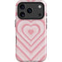 Pink Heart Pattern iPhone 17 Pro Max Magsafe Impact Case