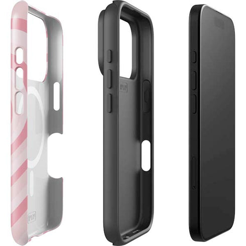 Pink Heart Pattern iPhone 17 Pro Max Magsafe Impact Case