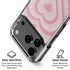 Pink Heart Pattern iPhone 18 Pro Clear Case