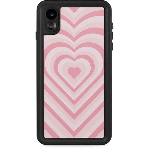 Pink Heart Pattern iPhone Cases