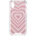 Pink Heart Pattern iPhone XS Clear Case