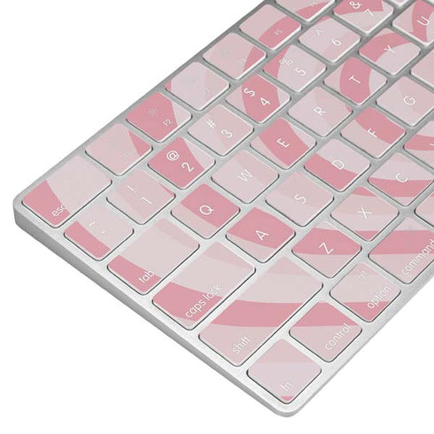 Pink Heart Pattern Magic Keyboard Skin