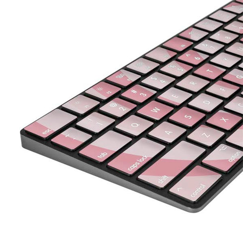 Pink Heart Pattern Magic Keyboard with Numeric Keypad Skin