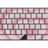 Pink Heart Pattern Magic Keyboard with Numeric Keypad Skin