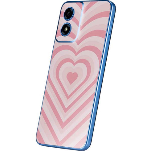 Pink Heart Pattern Moto G Play 4G (2024) Skin