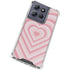 Pink Heart Pattern Moto G Play 5G (2025) Clear Case
