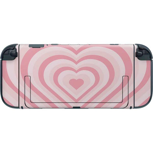 Pink Heart Pattern Nintendo Switch 2 (2025) with Joy-Con Skin