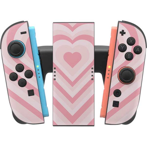 Pink Heart Pattern Nintendo Switch 2 (2025) Joy-Con Controller Skin