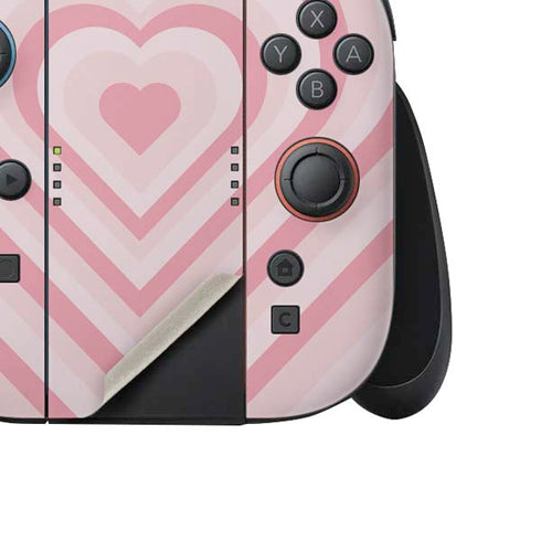 Pink Heart Pattern Nintendo Switch 2 (2025) Joy-Con Controller Skin